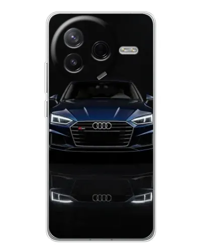 Чехол для Xiaomi Redmi K80 Ultra с картинкой «Audi — ночное отражение» Чехол для Xiaomi Redmi K80 Ultra с картинкой «Audi — ночное отражение»