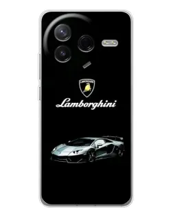 Чехол для Xiaomi Redmi K80 Ultra с картинкой «Логотип Lamborghini классика»