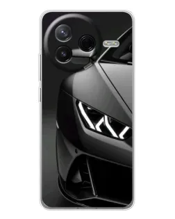Чехол для Xiaomi Redmi K80 Ultra с картинкой «Lamborghini фары детализация»