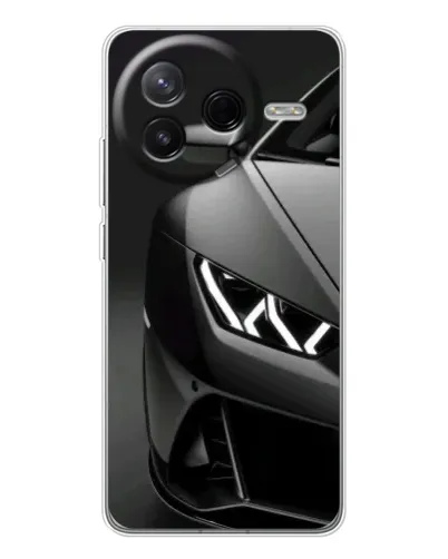 Чехол для Xiaomi Redmi K80 Ultra с картинкой «Lamborghini фары детализация»