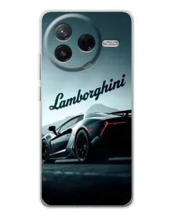 Чехол для Xiaomi Redmi K80 Ultra с картинкой «Классическая надпись Lamborghini»