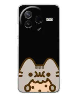 Чехол для Xiaomi Redmi K80 Ultra с картинкой «Пушин на черном»