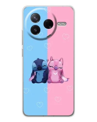 Чехол для Xiaomi Redmi K80 Ultra с картинкой «Stitch и Angel Love» Чехол для Xiaomi Redmi K80 Ultra с картинкой «Stitch и Angel Love»