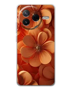 Чехол для Xiaomi Redmi K80 Ultra с картинкой «Оранжевый макро цветок» Чехол для Xiaomi Redmi K80 Ultra с картинкой «Оранжевый макро цветок»
