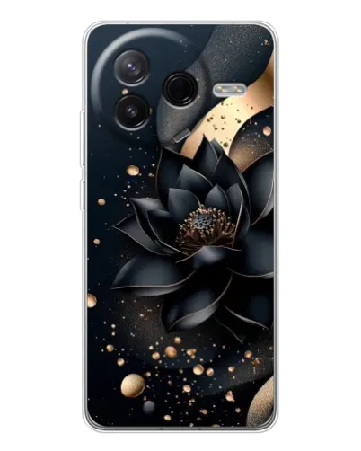 Чехол для Xiaomi Redmi K80 Ultra с картинкой «Черный лотос» Чехол для Xiaomi Redmi K80 Ultra с картинкой «Черный лотос»