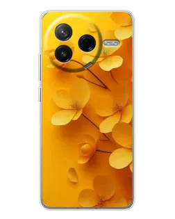 Чехол для Xiaomi Redmi K80 Ultra с картинкой «Золотые лепестки» Чехол для Xiaomi Redmi K80 Ultra с картинкой «Золотые лепестки»