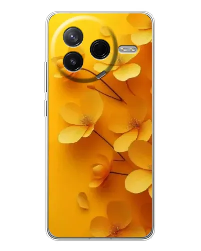Чехол для Xiaomi Redmi K80 Ultra с картинкой «Золотые лепестки» Чехол для Xiaomi Redmi K80 Ultra с картинкой «Золотые лепестки»