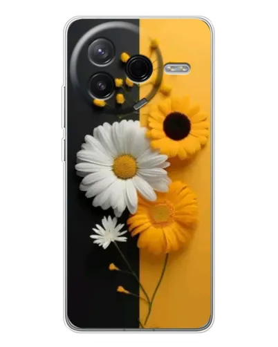 Чехол для Xiaomi Redmi K80 Ultra с картинкой «Подсолнух и ромашка» Чехол для Xiaomi Redmi K80 Ultra с картинкой «Подсолнух и ромашка»
