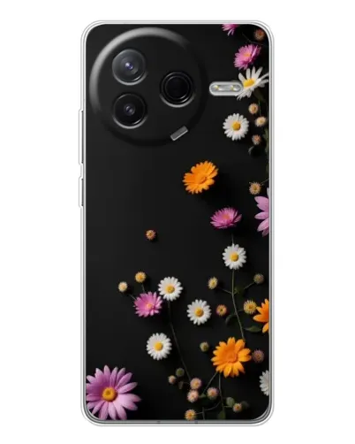 Чехол для Xiaomi Redmi K80 Ultra с картинкой «Цветочная композиция»