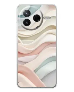 Чехол для Xiaomi Redmi K80 Ultra с картинкой «Пастельные нежные волны»