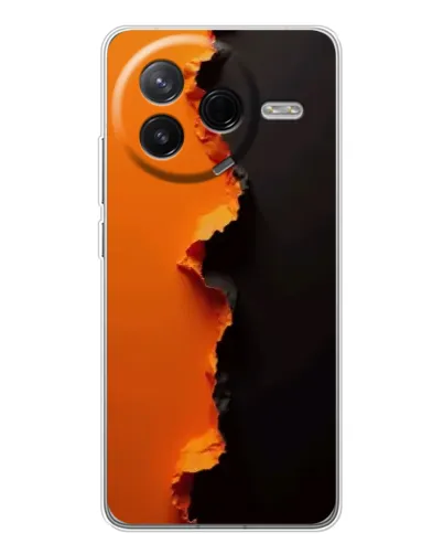 Чехол для Xiaomi Redmi K80 Ultra с картинкой «Оранжевый разлом» Чехол для Xiaomi Redmi K80 Ultra с картинкой «Оранжевый разлом»
