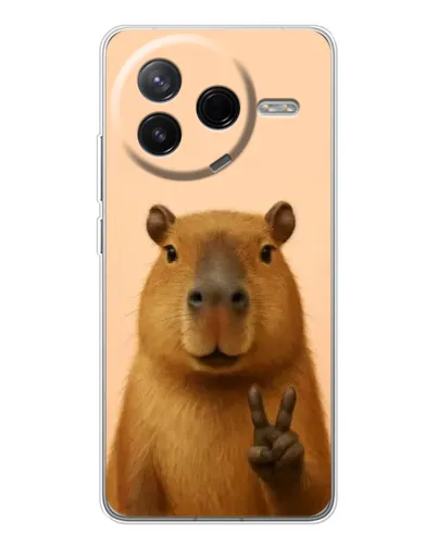 Чехол для Xiaomi Redmi K80 Ultra с картинкой «Капибара виктория» Чехол для Xiaomi Redmi K80 Ultra с картинкой «Капибара виктория»