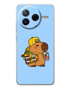 Чехол для Xiaomi Redmi K80 Ultra с картинкой «Капибара на скейте» Чехол для Xiaomi Redmi K80 Ultra с картинкой «Капибара на скейте»