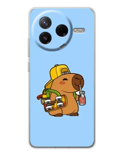 Чехол для Xiaomi Redmi K80 Ultra с картинкой «Капибара на скейте» Чехол для Xiaomi Redmi K80 Ultra с картинкой «Капибара на скейте»