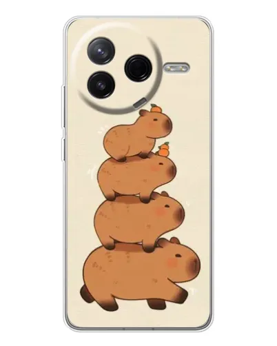 Чехол для Xiaomi Redmi K80 Ultra с картинкой «Башня из капибар» Чехол для Xiaomi Redmi K80 Ultra с картинкой «Башня из капибар»