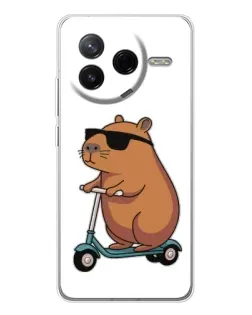 Чехол для Xiaomi Redmi K80 Ultra с картинкой «Капибара на самокате» Чехол для Xiaomi Redmi K80 Ultra с картинкой «Капибара на самокате»