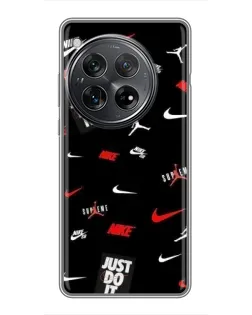 Чехол для Xiaomi Redmi K80 с картинкой «Nike Mix Pattern»