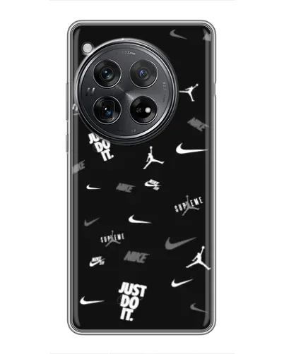 Чехол для Xiaomi Redmi K80 с картинкой «Nike Black Pattern» Чехол для Xiaomi Redmi K80 с картинкой «Nike Black Pattern»