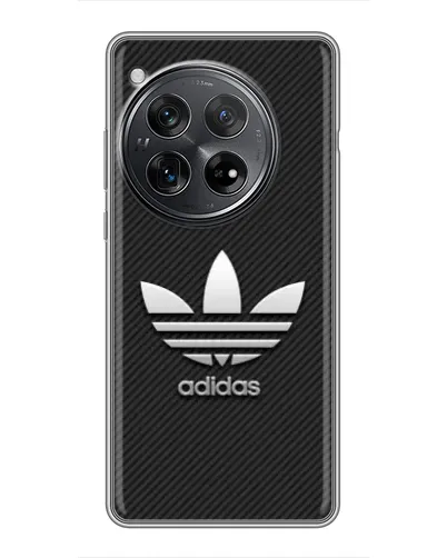 Чехол для Xiaomi Redmi K80 с картинкой «Adidas Карбоновая текстура»