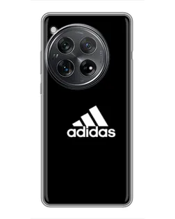 Чехол для Xiaomi Redmi K80 с картинкой «Черная классика Adidas»