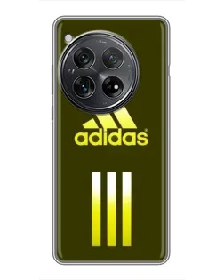 Чехол для Xiaomi Redmi K80 с картинкой «Оливковый градиент Adidas»