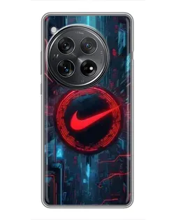 Чехол для Xiaomi Redmi K80 с картинкой «Техногенный стиль Nike»
