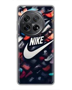 Чехол для Xiaomi Redmi K80 с картинкой «Коллекция кроссовок Nike»