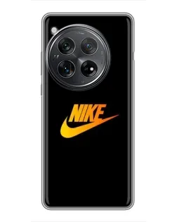 Чехол для Xiaomi Redmi K80 с картинкой «Золотой логотип Nike»
