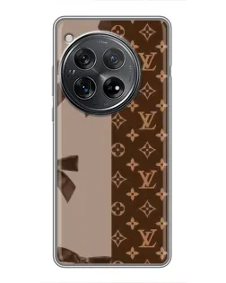 Чехол для Xiaomi Redmi K80 с картинкой «Louis Vuitton — банты»