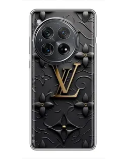 Чехол для Xiaomi Redmi K80 с картинкой «Кожаная текстура LV»