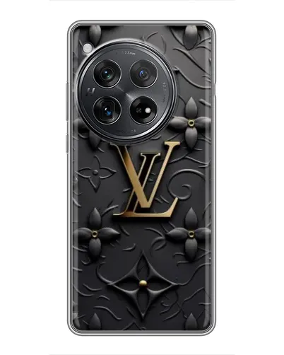 Чехол для Xiaomi Redmi K80 с картинкой «Кожаная текстура LV»