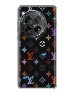 Чехол для Xiaomi Redmi K80 с картинкой «Цветная монограмма LV»