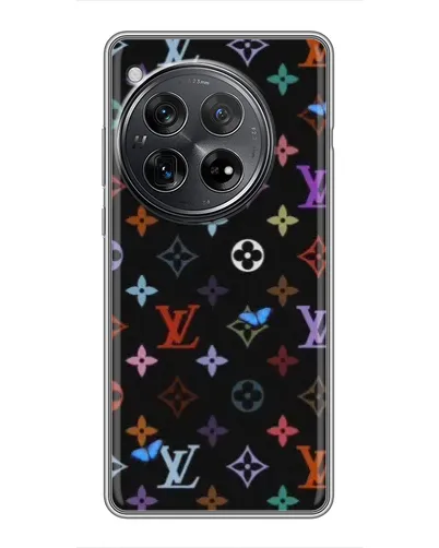 Чехол для Xiaomi Redmi K80 с картинкой «Цветная монограмма LV»