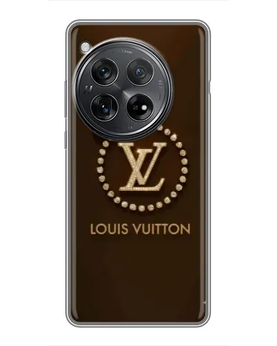 Чехол для Xiaomi Redmi K80 с картинкой «LV — золотая печать»