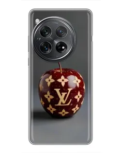 Чехол для Xiaomi Redmi K80 с картинкой «Красное яблоко LV»