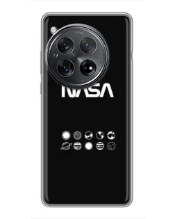 Чехол для Xiaomi Redmi K80 с картинкой «NASA — технический принт»