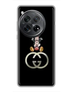 Чехол для Xiaomi Redmi K80 с картинкой «Минни Маус на лого»