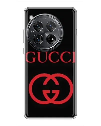 Чехол для Xiaomi Redmi K80 с картинкой «Gucci — красный логотип» Чехол для Xiaomi Redmi K80 с картинкой «Gucci — красный логотип»