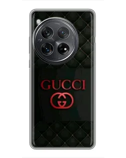 Чехол для Xiaomi Redmi K80 с картинкой «Gucci — стеганый черный»