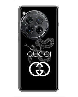 Чехол для Xiaomi Redmi K80 с картинкой «Gucci — серебряная змея»