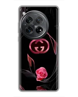 Чехол для Xiaomi Redmi K80 с картинкой «Gucci — неоновая роза»