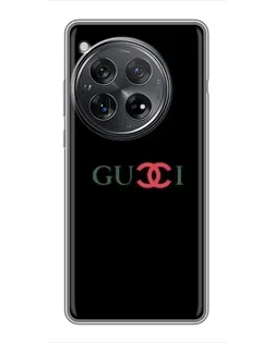 Чехол для Xiaomi Redmi K80 с картинкой «Gucci — красный градиент»
