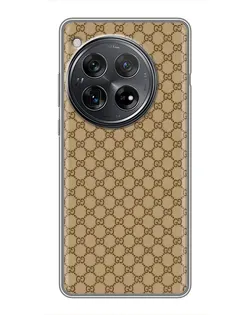 Чехол для Xiaomi Redmi K80 с картинкой «Gucci — классический беж»