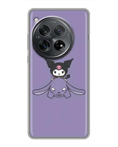 Чехол для Xiaomi Redmi K80 с картинкой «Kuromi на лиловом фоне»