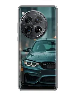 Чехол для Xiaomi Redmi K80 с картинкой «BMW в огнях города»