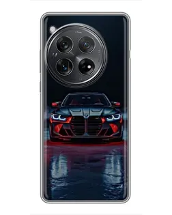 Чехол для Xiaomi Redmi K80 с картинкой «BMW на мокрой дороге»