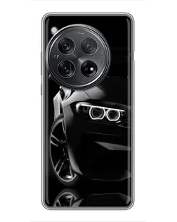 Чехол для Xiaomi Redmi K80 с картинкой «Черная BMW — профиль» Чехол для Xiaomi Redmi K80 с картинкой «Черная BMW — профиль»