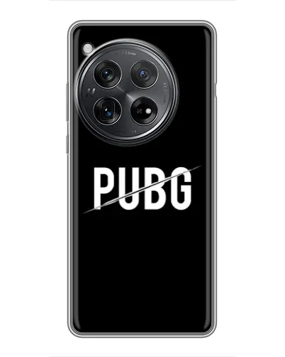 Чехол для Xiaomi Redmi K80 с картинкой «PUBG — белый логотип»