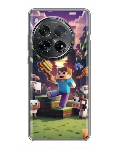 Чехол для Xiaomi Redmi K80 с картинкой «Стив на ферме» Чехол для Xiaomi Redmi K80 с картинкой «Стив на ферме»
