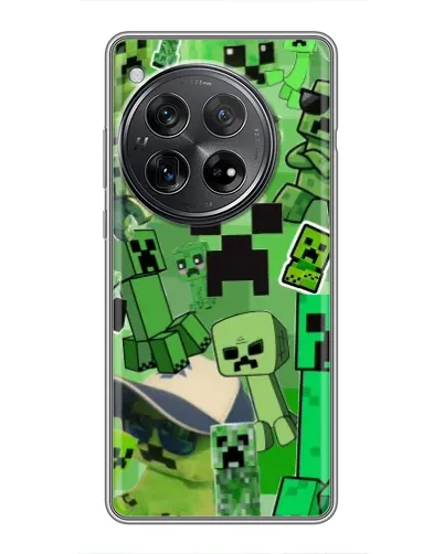 Чехол для Xiaomi Redmi K80 с картинкой «Криперы Minecraft» Чехол для Xiaomi Redmi K80 с картинкой «Криперы Minecraft»